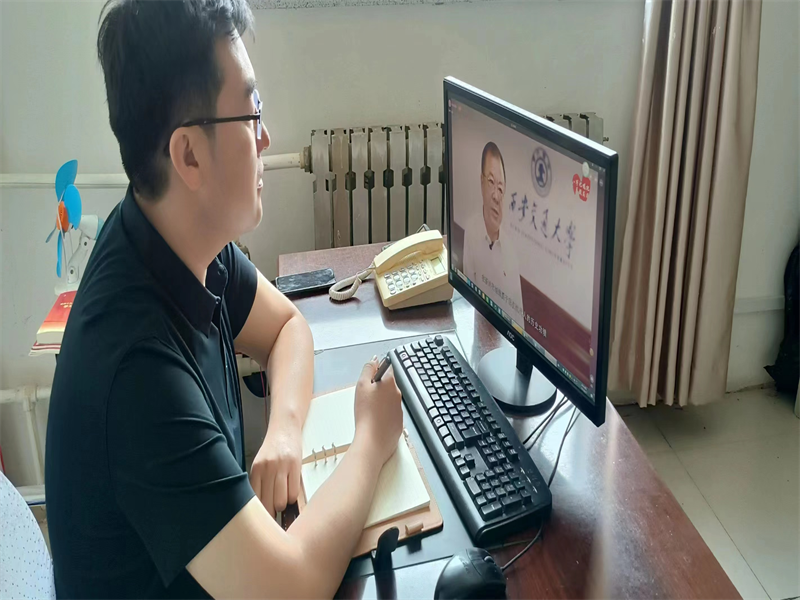 牢记嘱托,勇毅前进——公司党总支组织师生党员观看“党课开讲啦”